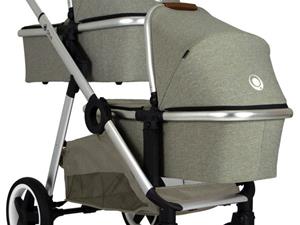 qtus DuetPro Kinderwagen NEW Green 2 in1